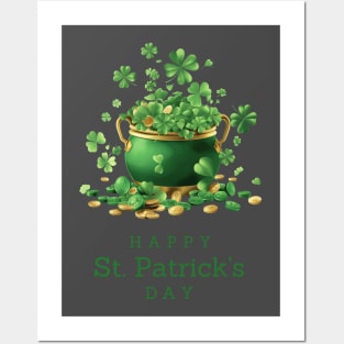 Happy St. Patrick's Day Posters and Art